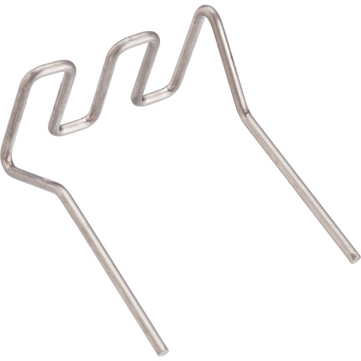 [V3677N] Atsarginės sąsagėlės plastiko remontui, 0,8 mm, U formos, 100 vnt. (V3677N, VIGOR)