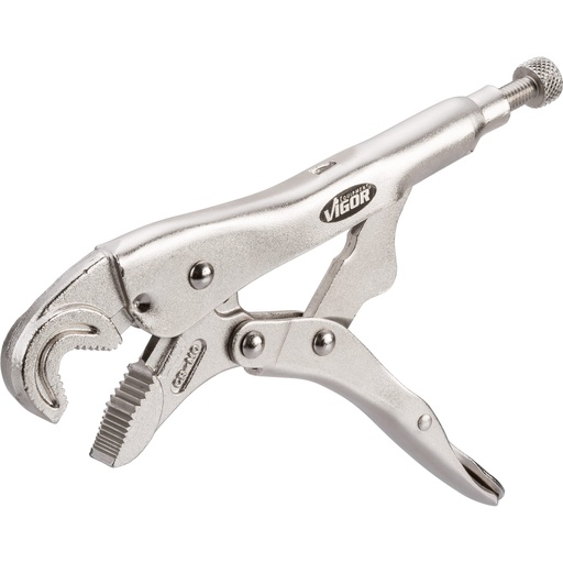 [V3738] Grip pliers with curved jaws (V3738, VIGOR)
