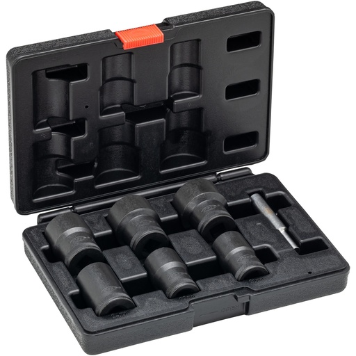 [V3741N] Extractor socket set with spiral profile (V3741N, VIGOR)