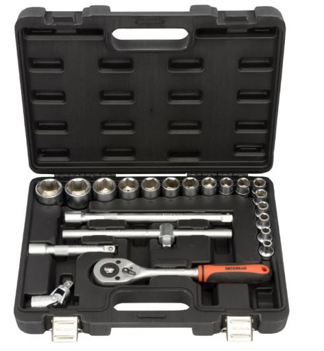 [39821] [39821] [39821] Raktų ir galvučių rinkinys, 1/2'', (21vnt)