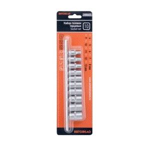 [39845] [39845] [39845] [39845] Galvučių rinkinys TORX,1/4", 4, 5, 6, 7, 8, 9, 10, 11, 12, 13mm, 10vnt.