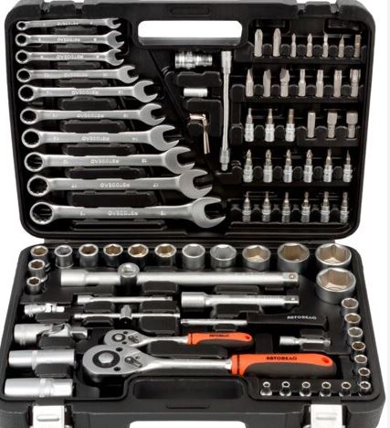 [39883] [39883] Raktų ir galvučių rinkinys, 1/2'', 1/4'', (88vnt)