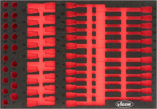 [V4726] Soft foam insert, empty (V4726, VIGOR)
