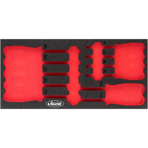 [V4991-L] Soft foam insert ∙ empty V4991-L, VIGOR