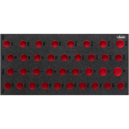 [V5099-L] Minkšto porolono įdėklas, tuščias V5099-L, VIGOR