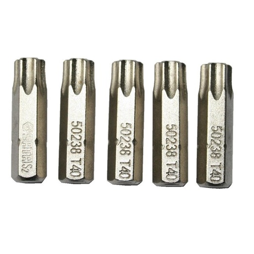 [S59234] ⬡ Antgalis TORX 1/4" (6.3 mm), 5 vnt. T20 x 25 mm (S59234, SATA)