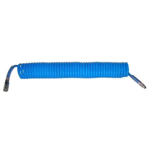 [AB0405] ⬡ Air recoil hose PU with quick couplers Ø5x8mm Ø5 x 8mm,   5m (AB0405)