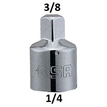 [S11913] ⬡ Adapteris 1/4"(F) - 3/8"(M) (S11913, SATA)