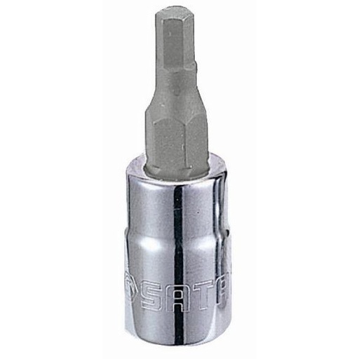 [S21205] ⬡ 1/4" Dr. HEX bit socket 8mm (S21205, SATA)
