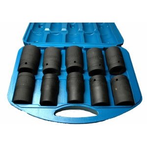 [TCSOC10] ⬡ 1" Dr. Impact socket set 10 pcs (21-41 mm) (TCSOC10)