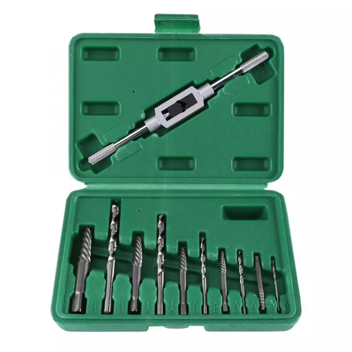 [CL709911] ⬡ Screw extractor set and HSS drill bits 11pcs. (CL709911, CHANGLU TOOLS)