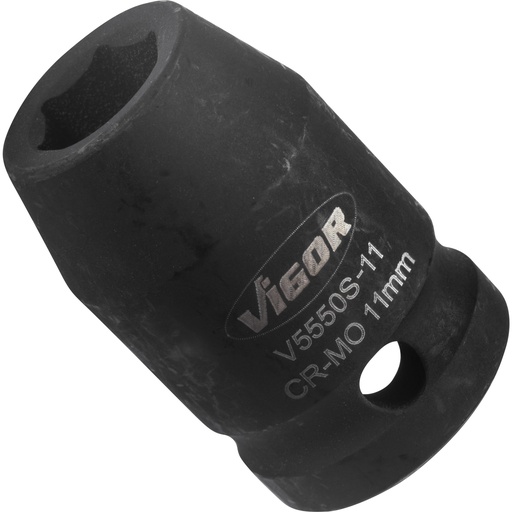 [V5550S-11] Impact wrench socket, short V5550S-11, VIGOR