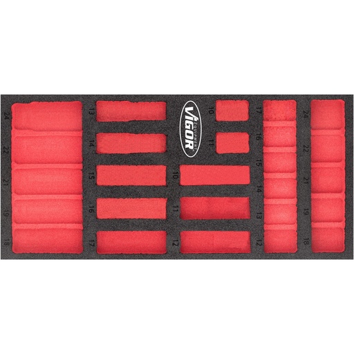 [V5602-L] Empty soft foam insert V5602-L, VIGOR