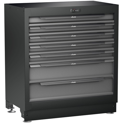 [V6000-01XL] Lower drawer cabinet, 7 drawers XL (V6000-01XL, VIGOR)