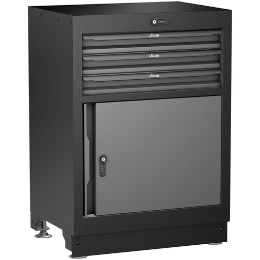 [V6000-030] Lower drawer cabinet, 3 drawers (V6000-030, VIGOR)