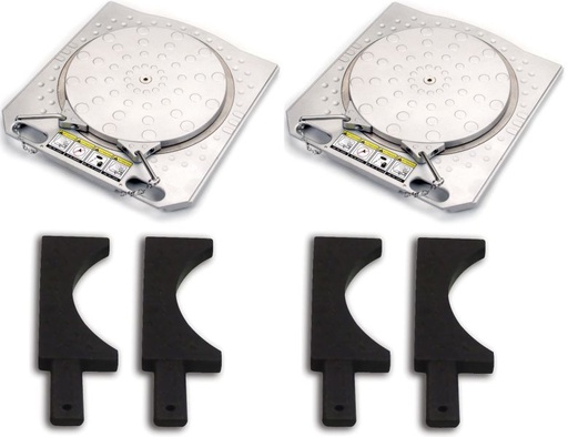[4030929] [4030929] Front turn plates with plastic blades 4030929 JOHN BEAN [4030929]