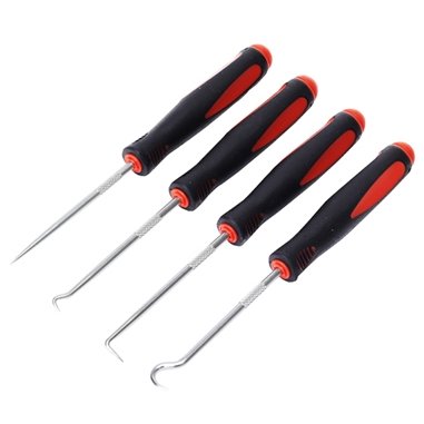 [AT5006] ⬡ Pick & hook set 4pcs. Mini (AT5006, ELLIENT TOOLS)