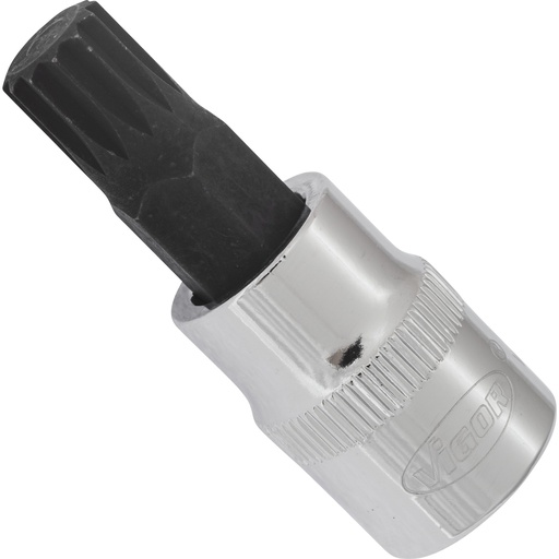 [V6110] Screwdriver bit socket XZN M10, 3/8 in., 48 mm V6110, VIGOR