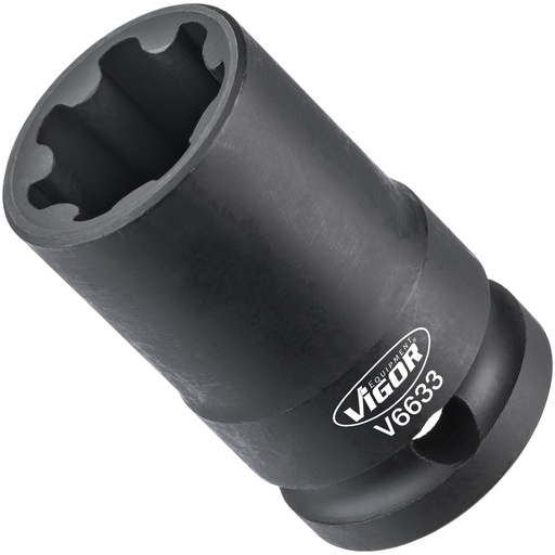 [V6633] Galvutė stabdžių apkaboms, griovelinis profilis 22 mm, 1/2 col., V6633, VIGOR