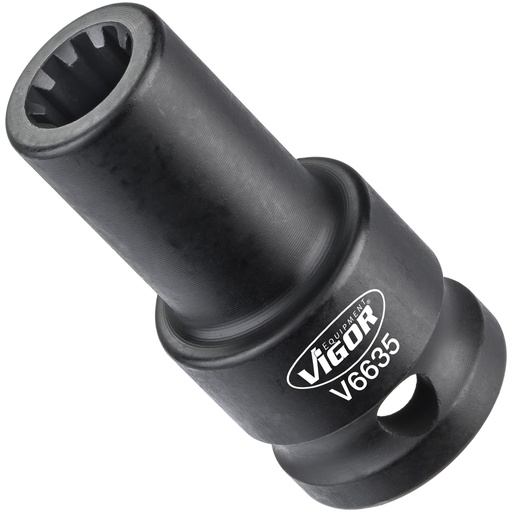 [V6635] Brake caliper socket, groove profile 11.5 mm, 1/2 in., V6635, VIGOR