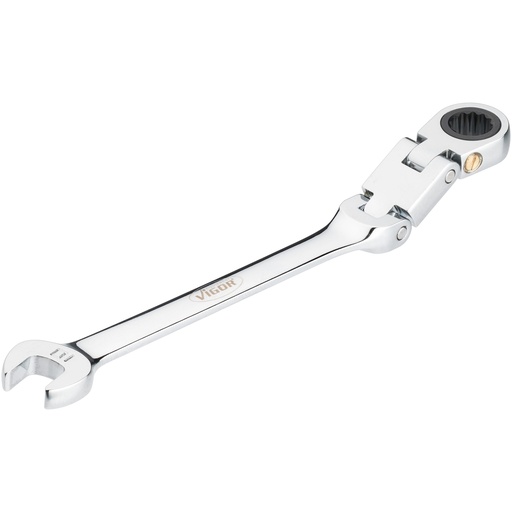[V6752-10] Double-joint ratcheting combination wrench, 10 mm (V6752-10, VIGOR)