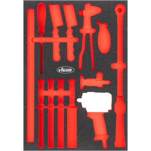 [V6812-L] Empty soft foam insert V6812-L, VIGOR