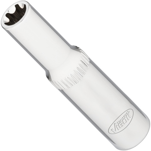 [V7014-8] E-TORX socket, long E8, 1/4 inch V7014-8, VIGOR