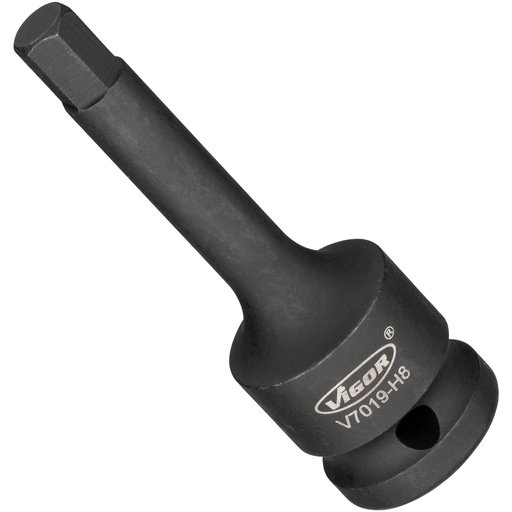 [V7019-H8] Smūginio veržliasukio atsuktuvo antgalis (V7019-H8, VIGOR)