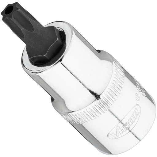 [V7055-T40H] Screwdriver bit 1/2 inch, tamper-resistant TORX T40H, 55 mm (V7055-T40H, VIGOR)