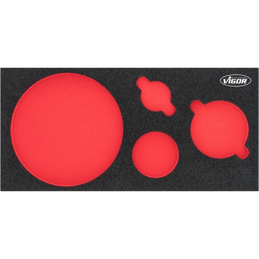 [V7263-L] Soft foam insert, empty (V7263-L, VIGOR)