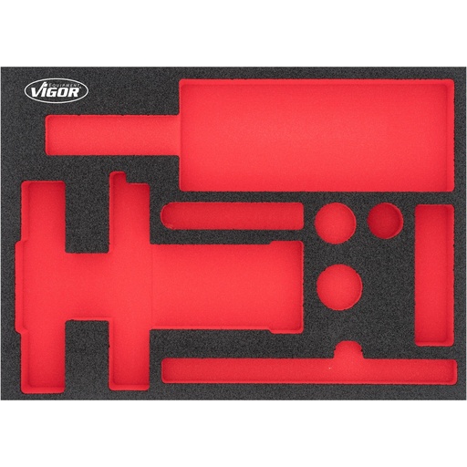 [V7265-L] Soft foam insert, empty (V7265-L, VIGOR)