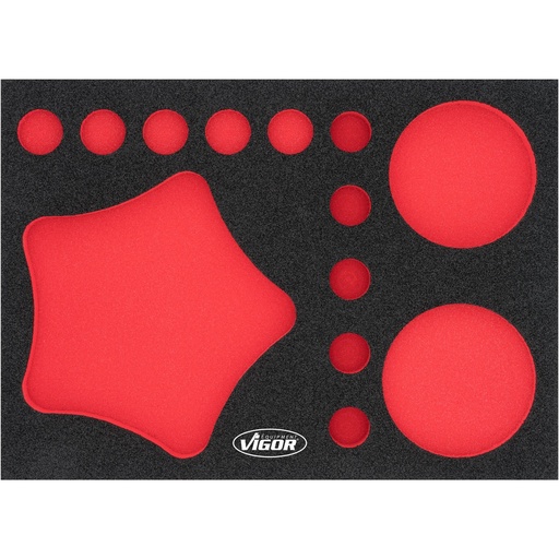 [V7270-L] Soft foam insert, empty (V7270-L, VIGOR)
