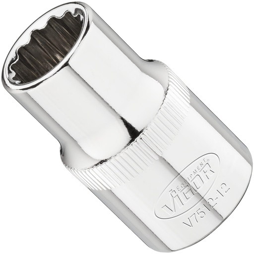 [V7512-12] Socket 12-point 1/2 in. 12 mm (V7512-12, VIGOR)