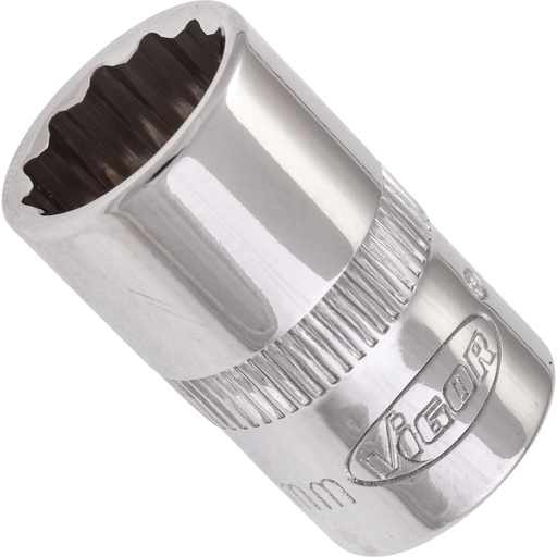 [V7538-12] Bi-Hex Socket 12 mm, 3/8 in., V7538-12, VIGOR