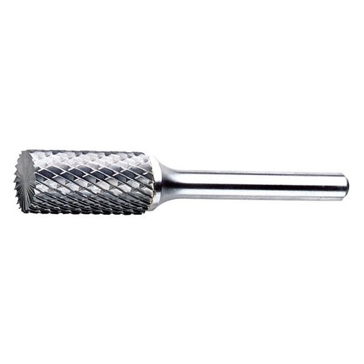 [GB610206] ⬡ Carbide rotary burr shape B cylinder (ZYAS) with end cut Ø10 x 20mm (GB610206)
