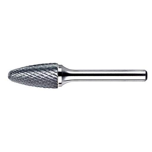 [GF608206] ⬡ Carbide rotary burr shape F nosed tree (RBF) Ø8 x 20mm (GF608206)