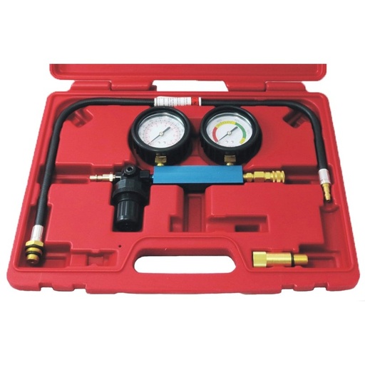 [AT1017] ⬡ Petrol engine cylinder leakage tester, double gauge (AT1017, ELLIENT TOOLS)