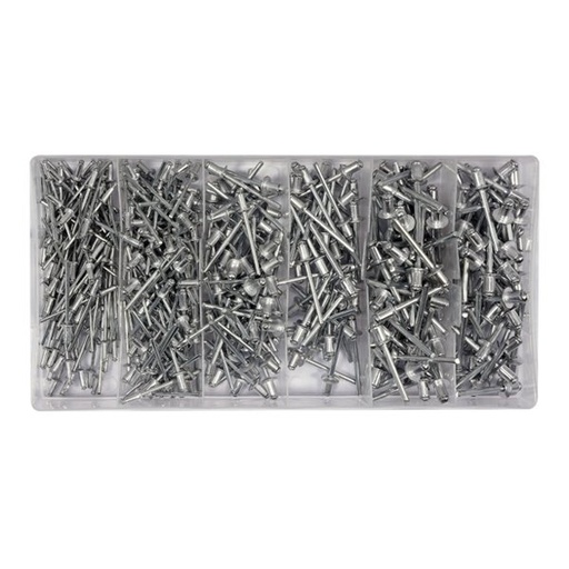 [YT36420] ⬡ Aluminium blind rivets 2.4-4.8 mm, 400 pcs (YT36420, YATO)