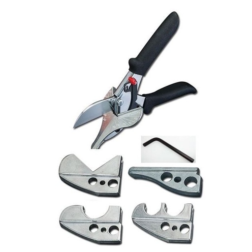 [CT7014] ⬡ Kampinis pjaustytuvas su glaistykle 5 in 1 (CT7014, ELLIENT TOOLS)