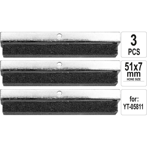 [YT05816] ⬡ Stone set 3pcs for cylinder honing tool 32-89mm (YT05816, YATO)