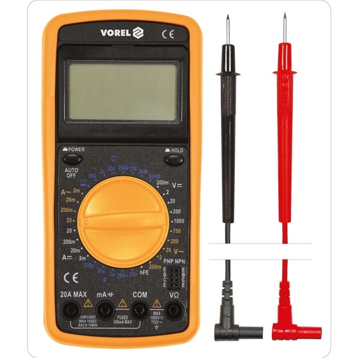 [81775] ⬡ Digital universal multimeter (81775, VOREL)