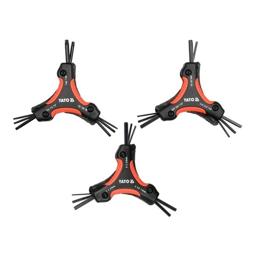 [YT05644] ⬡ Raktų HEX, INCH, TORX rinkinys 26 vnt. (YT05644, YATO)