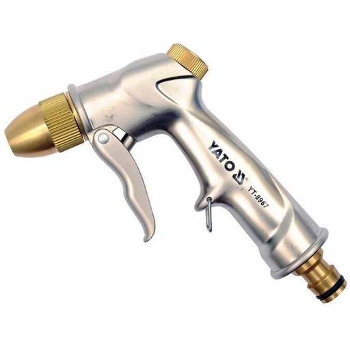 [YT8967] ⬡ Adjustable metal watering spray gun (YT8967, YATO)