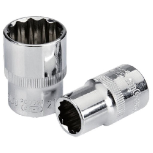 [CL200512] ⬡ 1/2" Dr. 12pt. Socket 12 mm (CL200512, CHANGLU TOOLS)