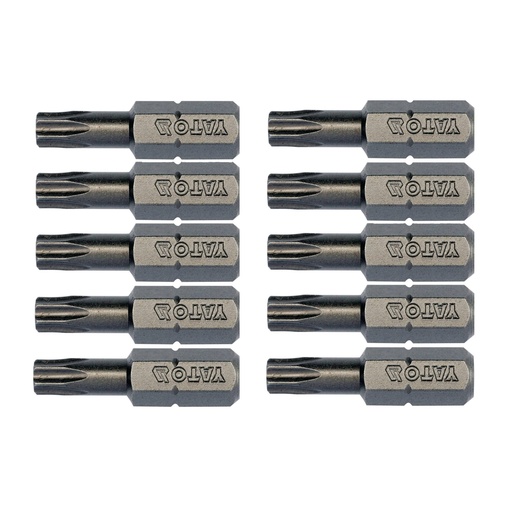 [YT78144] ⬡ TORX antgalis 1/4", T25 x 25 mm, 10 vnt. (YT78144, YATO)