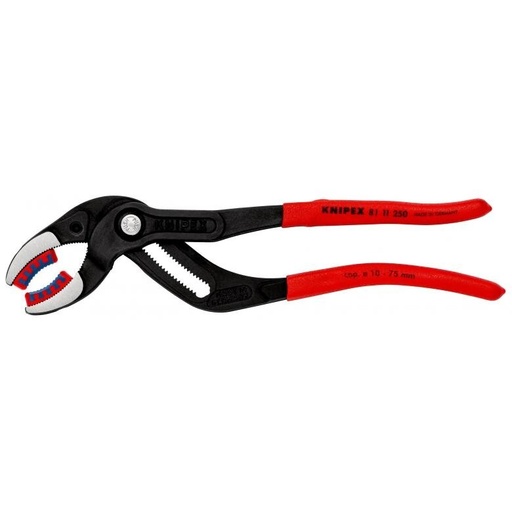[8111250] ⬡ Vandens siurblio replės KNIPEX su fiksavimu 250 mm (8111250, KNIPEX)