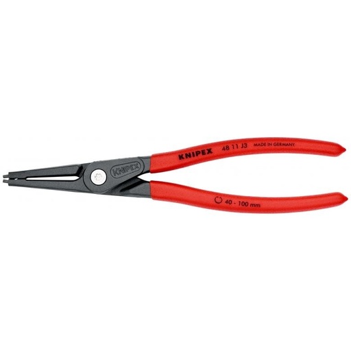 [4811J3] ⬡ Precision circlip pliers. Internal 225mm (Ø40-100mm) KNIPEX (4811J3, KNIPEX)