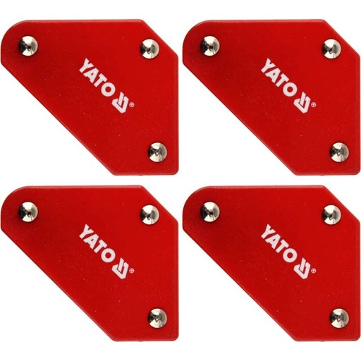 [YT08677] ⬡ Magnetic welding holder set (4 pcs) 45°-90°-135° (YT08677, YATO)