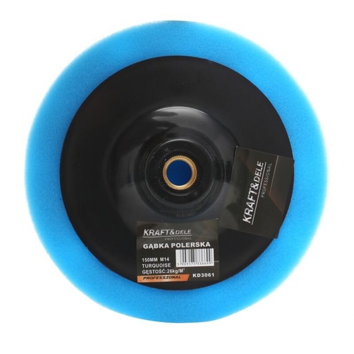 [KD3061] ⬡ Polishing sponge 150 mm, 26 kg/m³, blue (KD3061)