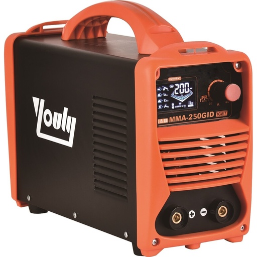 [YLMMA250] ⬡ Inverterinis suvirinimo aparatas (IGBT) MMA/TIG (YLMMA250, YOULI)